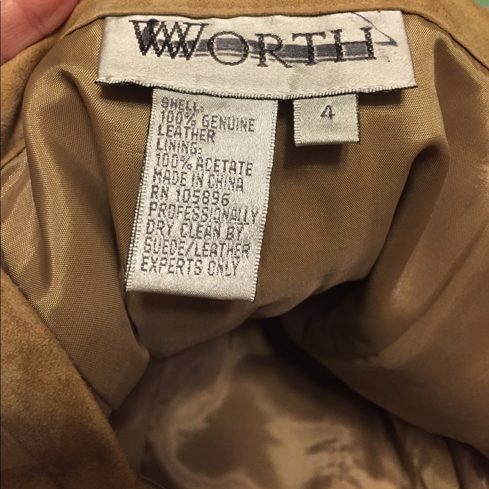 Worth Leather Skirt Gem